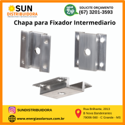 CHAPA PARA FIXADOR INTERMEDIÁRIO - cód 5585