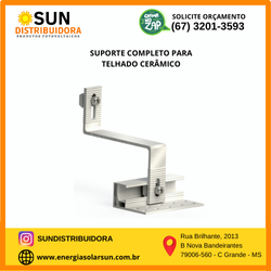 SUPORTE "Z" COMPLETO PARA TELHADO CERÂMICO